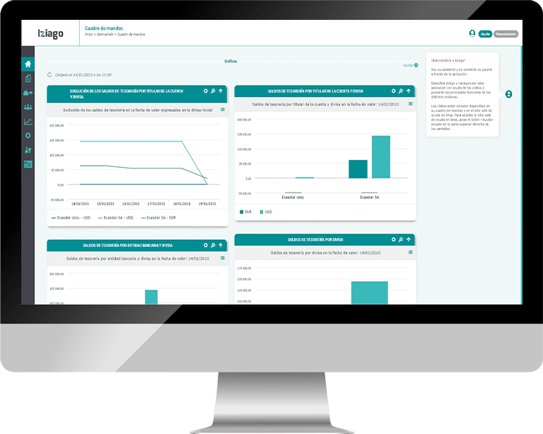 Ordinateur dashboard